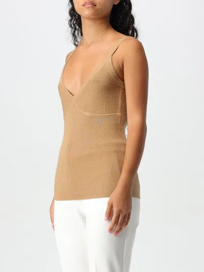 Max Mara Top Woman Beige Women In Cream