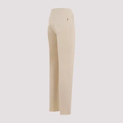 Max Mara Empoli Cotton Twill Pants In Multicolor