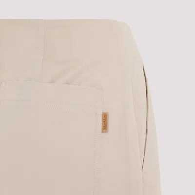 Max Mara Empoli Cotton Twill Pants In Multicolor