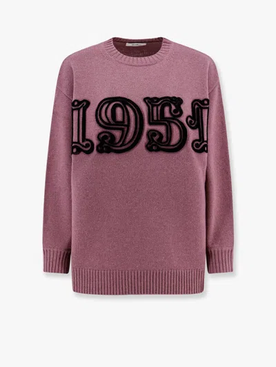 Max Mara Women  Purple Knitwear In Purple