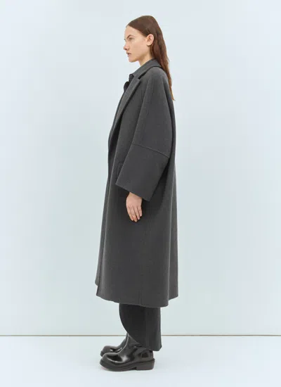 Max Mara Asburgo1234 Wool And Cashmere Coat In Gray
