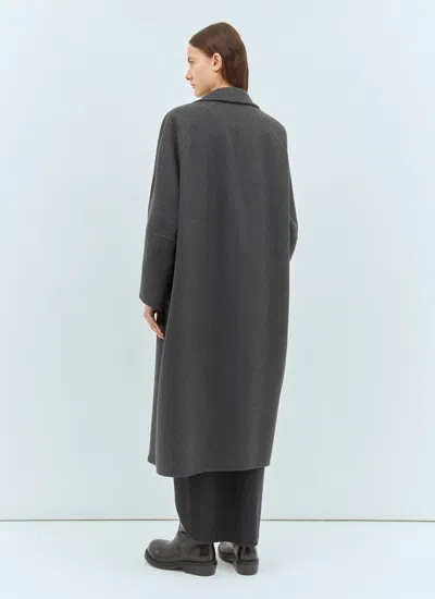 Max Mara Asburgo1234 Wool And Cashmere Coat In Gray
