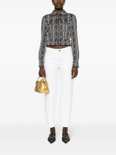 Max Mara Women Printed Short Jacket In Multicolor