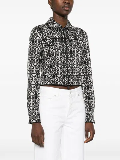 Max Mara Women Printed Short Jacket In Multicolor