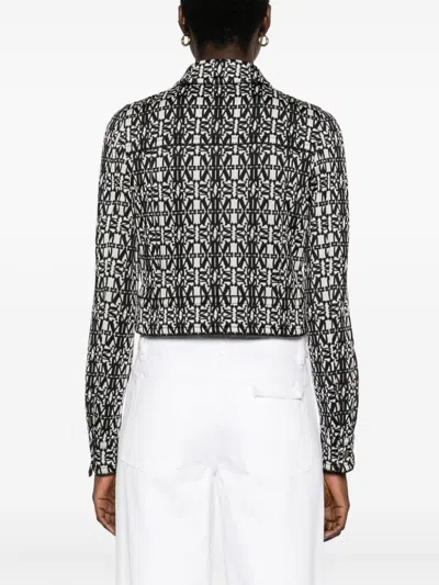 Max Mara Women Printed Short Jacket In Multicolor