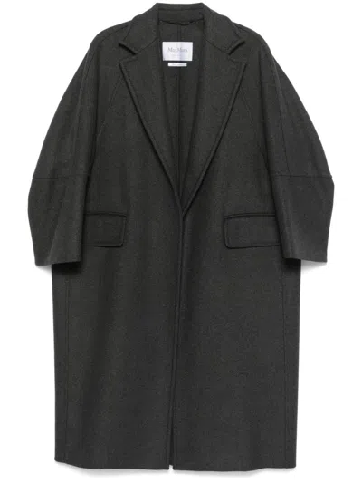 Shop Max Mara Women Wool Long Coat In Multicolor