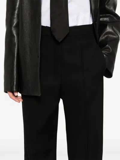 Max Mara Pants Tuxedo In Wool Uccio In Multicolor