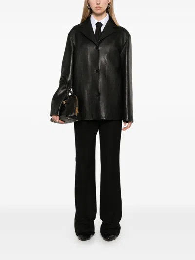 Max Mara Pants Tuxedo In Wool Uccio In Multicolor