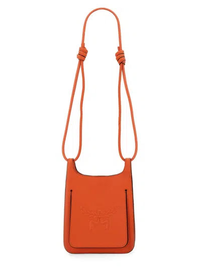 Mcm Women's Hobo Bag Himmel In Orange