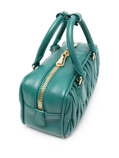 Miu Miu Women Arcade Leather Handbag In Multicolor