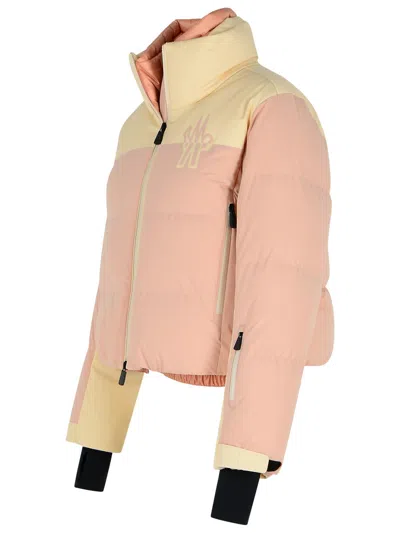 Moncler Grenoble 'stennes' Pink Polyamide Blend Down Jacket Women In Pink