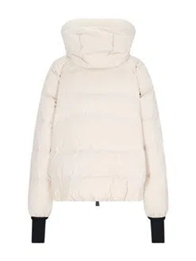 Moncler 'arcesaz' Short Down Jacket In White