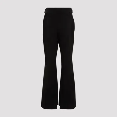Moncler Flared Ski Pants In Tech Fabric In Black
