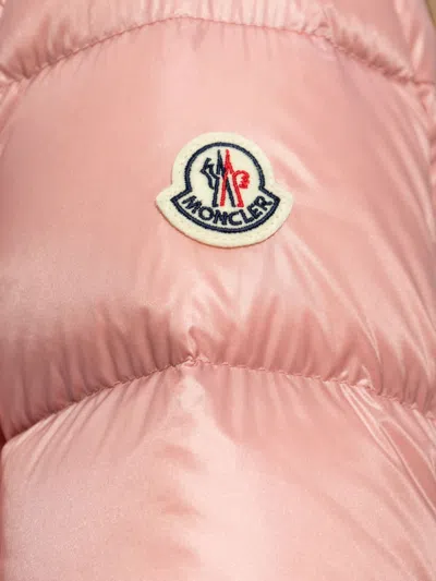Moncler Fitted Waist Stand-up Collar Down Jacket In Multicolor