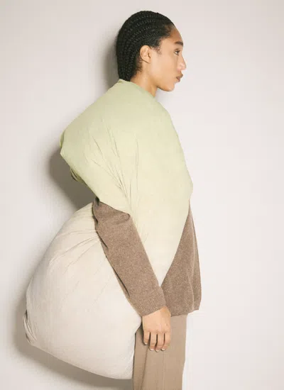 Moncler X Rick Owens Women Donut Down Shawl In Green
