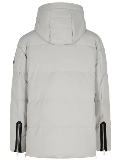 Moose Knuckles 'cloud 3q' Grey Polyester Jacket Men In Gray