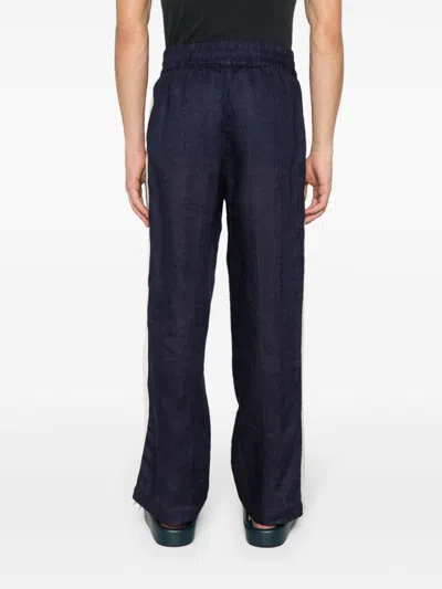 Palm Angels Men Logo Track Pants In Multicolor