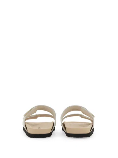 Palm Angels Sandal With Logo In White