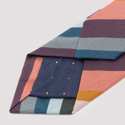PAUL SMITH PAUL SMITH DIAGONAL-STRIPE SILK TIE MEN 