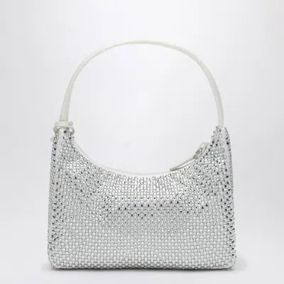 Prada White Re-edition Handbag With Crystals Women In White