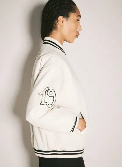 Prada Patch Bomber Jacket In Multicolor