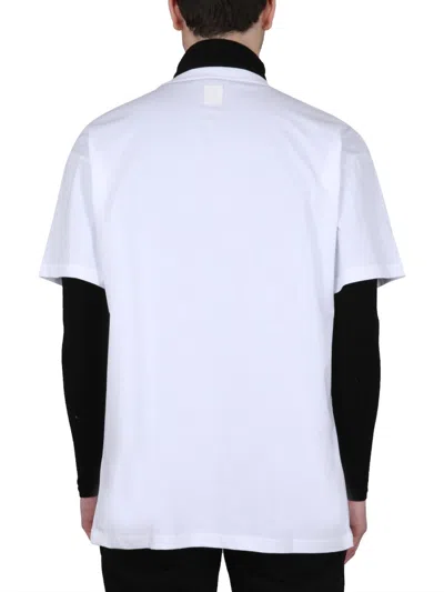 Shop Raf Simons Men Ovesize Fit T-shirt In White