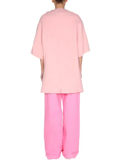 Raf Simons Women "ataraxia" Wool Blend Dress In Pink