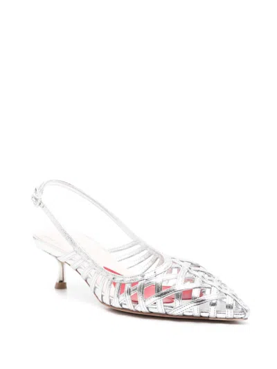 Roger Vivier I Love Vivier Multistrap Slingback Pumps In Leather In Multicolor