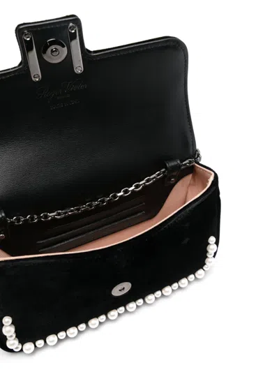 Roger Vivier Viv Jeu De Fille Embellished Velvet Bag In Multicolor