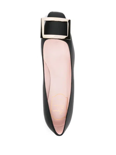 Roger Vivier Trompette 45 Metal Buckle Pumps In Patent Leather In Multicolor