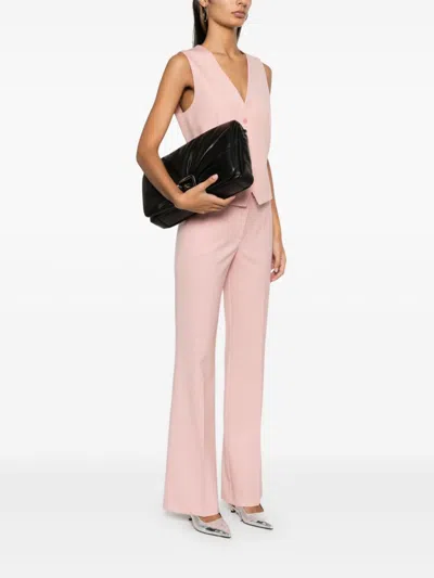 Roger Vivier Women Viv' Choc Leather Clutch In Multicolor