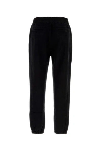 Saint Laurent Glossy-finish Track Pants In Black