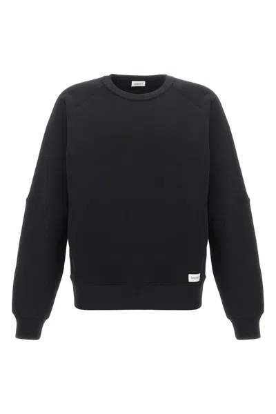 Shop Saint Laurent Men Cotton Sweatshirt In Black
