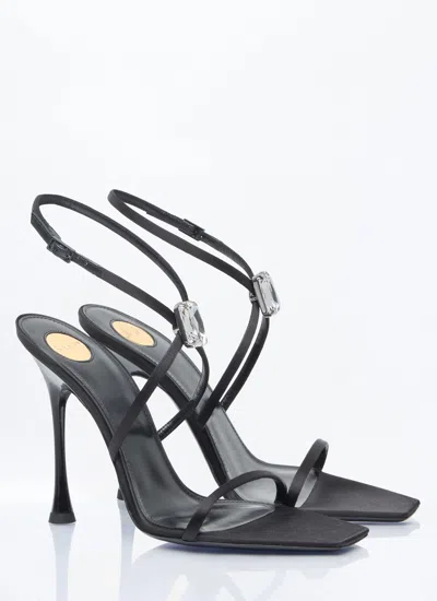 Shop Saint Laurent Women Harlow Sandals In Black