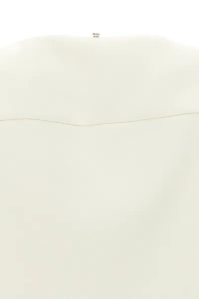 Sportmax Fitted Silhouette Single-breasted Jacket In White