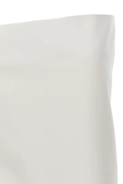 Sportmax White Adda Bustier Top In White