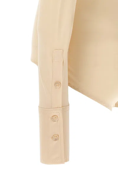 Sportmax Woman Bodysuit Ivory Size L Viscose In Cream