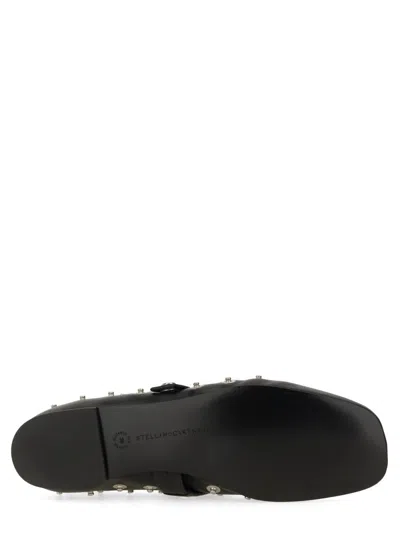 Stella Mccartney Ryder Vegan Embellished Mary Jane Ballerina Flats In Black