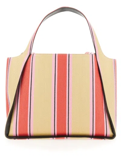Stella Mccartney Women Tote Bag With Logo In Multicolor