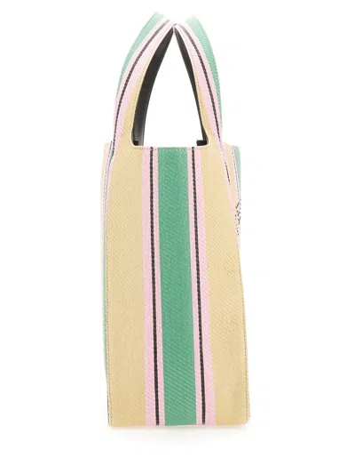 Stella Mccartney Tote Bag With Double Handles And Logo Detail In Multicolor