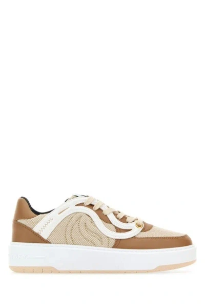 Shop Stella Mccartney Women Two-tone Alter Mat And Canvas S-wave 1 Sneakers In Multicolor