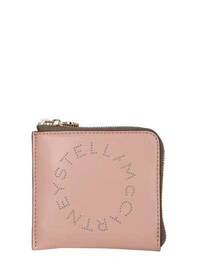 Stella Mccartney Women Wallet With Zip In Pink