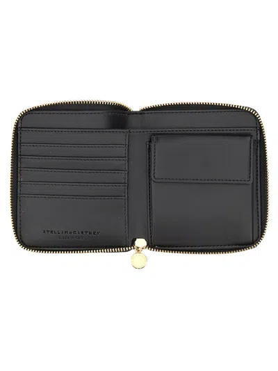 Stella Mccartney Women Zipped Wallet In Black
