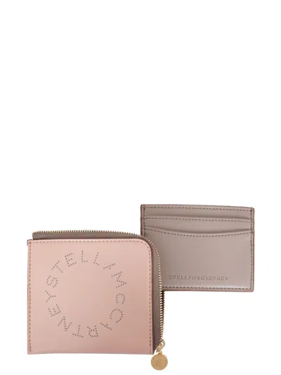 Stella Mccartney Women Wallet With Zip In Pink
