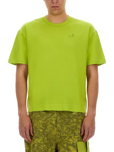 Ten C Man T-shirt Lime Green Size Xl Cotton In Green