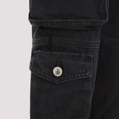 Attico Black Cotton Essie Jeans In Black