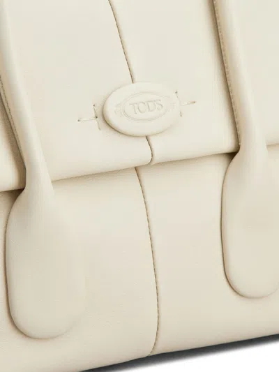 Tod's Small Leather Handbag Top Handles In Multicolor
