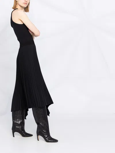 Totême Fine Curved Ribbed Tank Top In Multicolor