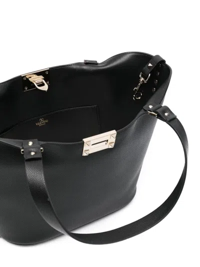 Valentino Garavani Women Rockstud Small Leather Tote Bag In Multicolor