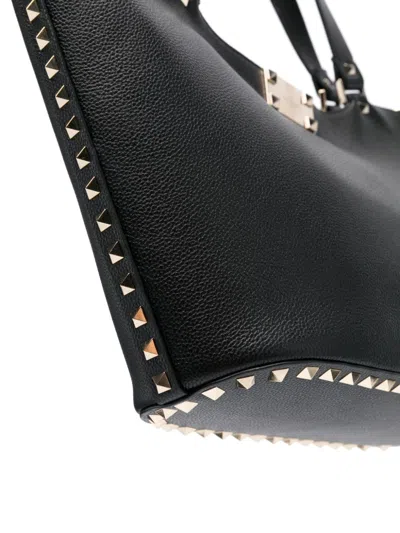 Valentino Garavani Women Rockstud Small Leather Tote Bag In Multicolor